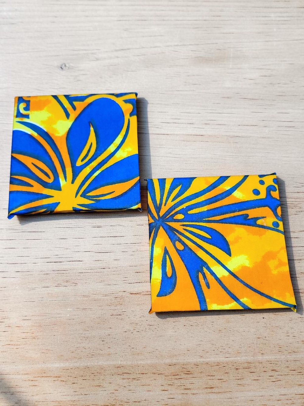 Colorful Abstract Coaster Set